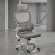 Kiti cha Ofisi cha Mtendaji cha Orthopedic Nyeupe - 3