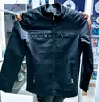 Two Zip Leather Jacket - 1