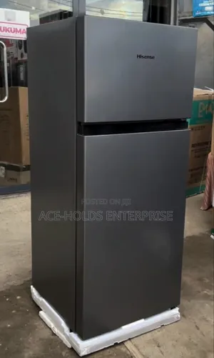 Hisense 205 Litres Double Door Fridge - Top Freezer (Silver-Grey)