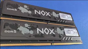 Apacer NOX Nyeupe 16GB DDR5 5600MHz RAM ya Kompyuta