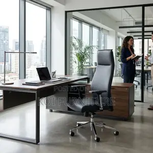 KOI High-Back PU Leather Executive Office Chair