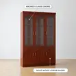 3-Door Mahogany Manager's Cabinet - 1