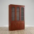 3-Door Mahogany Manager's Cabinet - 2