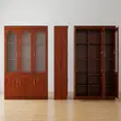 3-Door Mahogany Manager's Cabinet - 3