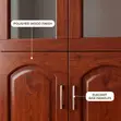 3-Door Mahogany Manager's Cabinet - 4