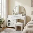 Bedroom Modern Make Up Table With Lighting - 4