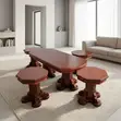 Mahogany Coffee Table - 4
