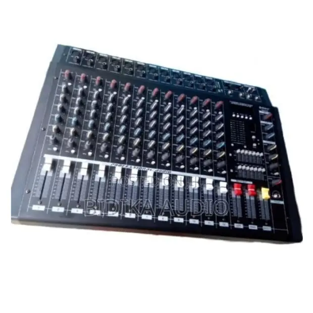 Max Audio PMX1208DU Powered Mixer, 12 Channel - 1