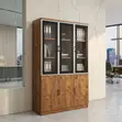 3-Door Wooden Office Cabinet - 3