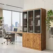3-Door Wooden Office Cabinet - 4