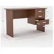 KOI FURNITURE 1.2M Wooden Home Office Study Desk - 4
