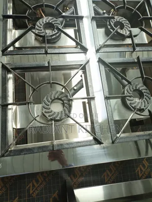 Stainless Steel 4-Burner Commercial Cooker