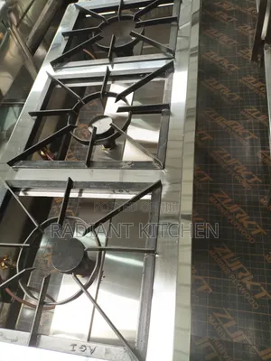 Stainless Steel 3 Burner Commercial Cooker