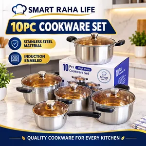 Smart Raha Life 10pc Cookware Set