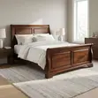 Stylish Modern Wooden Bed Frame - Brown - 2