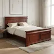 Stylish Modern Wooden Bed Frame - Brown - 3