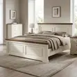 Stylish Modern Wooden Bed Frame - Brown - 4