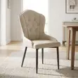 Classical Leather Dining Chairs (Set of 4) - Brown - 5