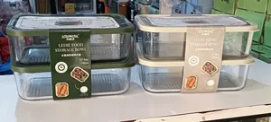 Vyombo vya Kioo vya Borosilicate vya Mililita 1700 (Seti ya 2)
