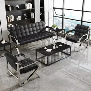Seti ya Sofa za Kawaida za Watu 5 kwa Ofisi