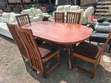 Used Dining Table - 5 Seater, Triangular - 1