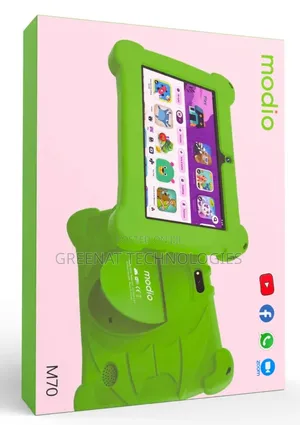 Modio M70 Mpya 7-Inch Kids Tablet 128GB Kijani