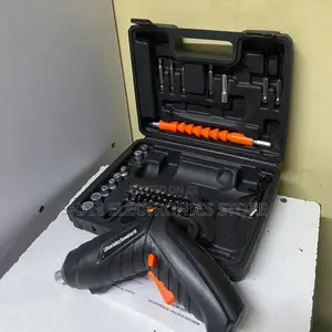 48-Piece Electric Driver Set with LED Light & Case