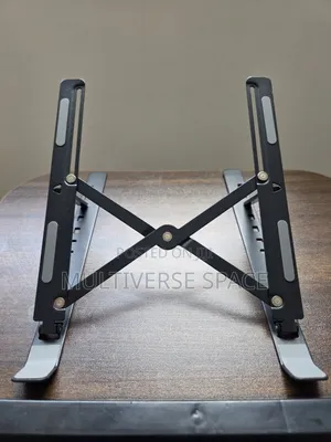 Metallic Height Adjustable Foldable Laptop Stand