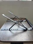 Metallic Height Adjustable Foldable Laptop Stand - 2