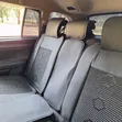 Black Red Stitched 5 Seater Universal Nappa Leather Floor Mats - 2