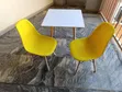 2 Seater Eames Dining Table and Chairs - 2