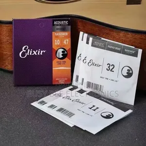 Elixir Guitar Strings Vacuum-Coated Brass Folk Guitar Strings