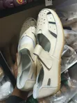 Women's Cream Breathable Casual Flat Sandals - 3