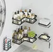 5-in-1 Metallic Bathroom Shelf Organizer Shower Caddy Set - 2