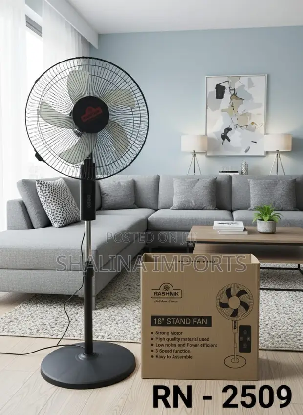 Rashnik Standing Fan with Remote - 1