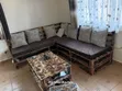 7 Seater L-Shaped Pallet Sofa Set with Cushions - 1