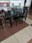 Meza ya Kula ya Kifahari ya Viti 6 - 1