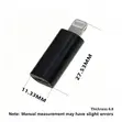 Adapter ya USB-C kwenda kwa Lightning - Type-C Kike kwenda kwa Lightning Dume - 2