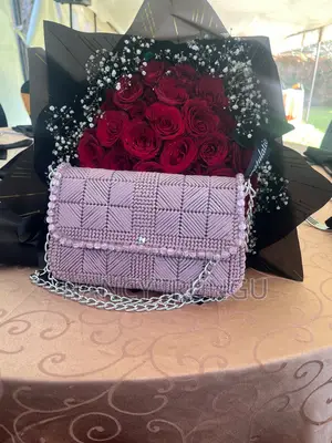 Handmade Canvas Handbag - Hot Pink
