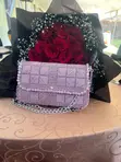 Handmade Canvas Handbag - Hot Pink - 1