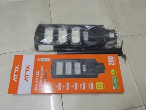ATTA 200W Solar LED Street Light with Remote