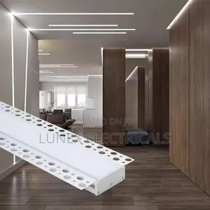 LED Aluminium Profile Channel kwa Gypsum Recessed Lighting