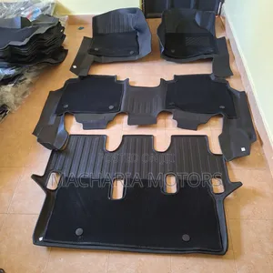 Land Cruiser LC200 Black Double Layer Floor Mats