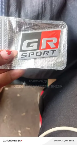 Toyota GR Sport Metal Badge Emblem