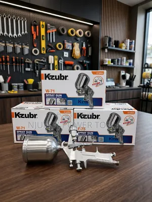 Kzubr W-71 Pneumatic Gravity-Feed Air Spray Gun Kit