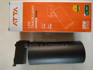 ATTA 30W LED Track Light Nyeusi Spotlight 4000K