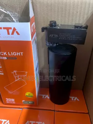 ATTA 20W LED Track Light Black Spotlight 6500K