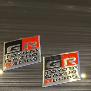Toyota GR Gazoo Racing 3D Aluminum Emblem Sticker