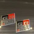 Toyota GR Gazoo Racing 3D Aluminum Emblem Sticker - 1