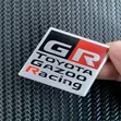 Toyota Gazoo Racing GR Nembo ya Kijivu ya Matte, Decal, Badge, Stika 3D - 2